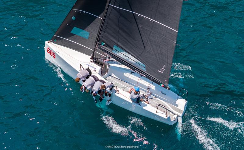STRAMBAPAPA ITA689 by Michele Paoletti - Melges 24 Italian National Championship 2026 - Melges 24 European Sailing Series 2026 - Fraglia Vela Riva, Riva del Garda, Italy photo copyright IM24CA | Zerogradinord taken at Fraglia Vela Riva and featuring the Melges 24 class