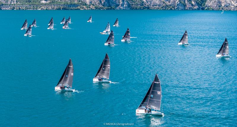 Melges 24 Italian National Championship 2026 - Melges 24 European Sailing Series 2026 - Fraglia Vela Riva, Riva del Garda, Italy photo copyright IM24CA | Zerogradinord taken at Fraglia Vela Riva and featuring the Melges 24 class