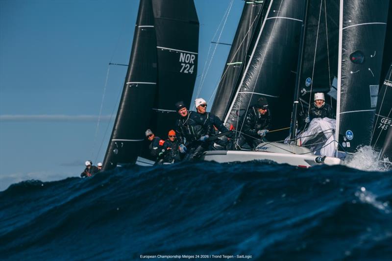 Wind and waves  on day 3 of the Melges 24 European Championship 2026 - Tønsberg, Norway - photo © Trond Teigen / SailLogic