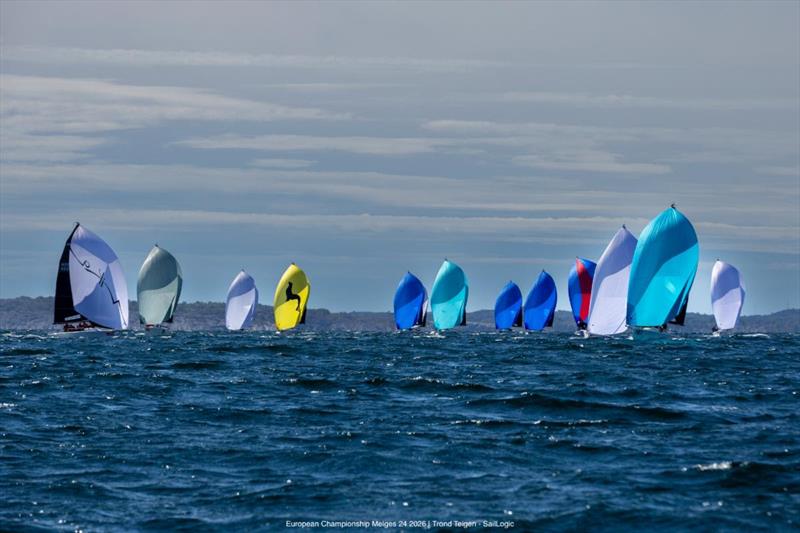 Racing on day 4 of the Melges 24 European Championship 2026 - Tønsberg, Norway - photo © Trond Teigen / SailLogic