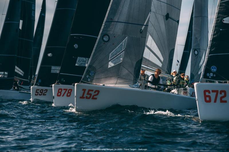 Racing on day 4 of the Melges 24 European Championship 2026 - Tønsberg, Norway - photo © Trond Teigen / SailLogic