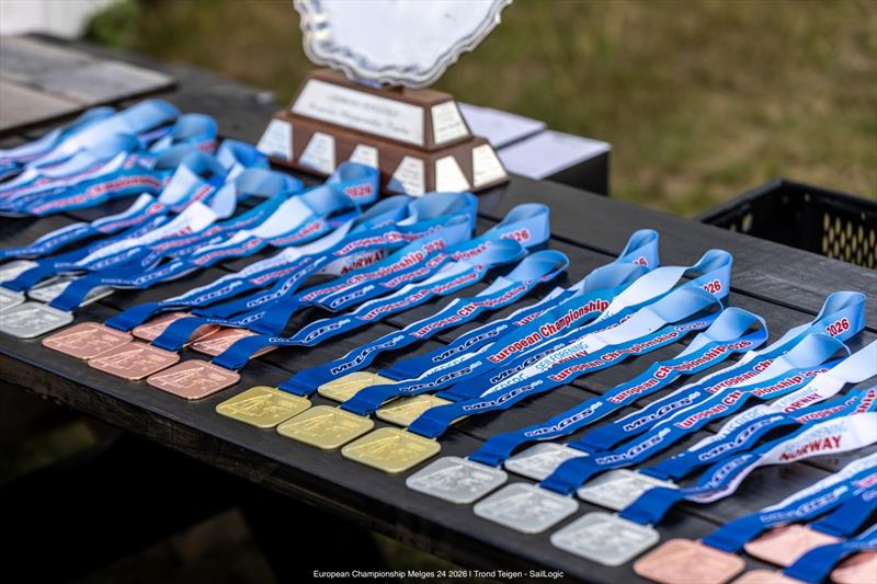 Melges 24 Championship medals - Melges 24 European Championship 2026 - Tønsberg, Norway - photo © Trond Teigen / SailLogic