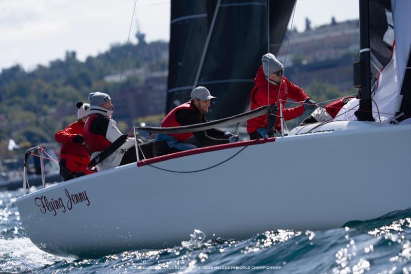 Flying Jenny (USA) by Sandy Askew - Practice Race of the Melges 24 World Championship 2026 - Harbor Springs, MI, USA - photo © U.S. Melges 24 Class Association
