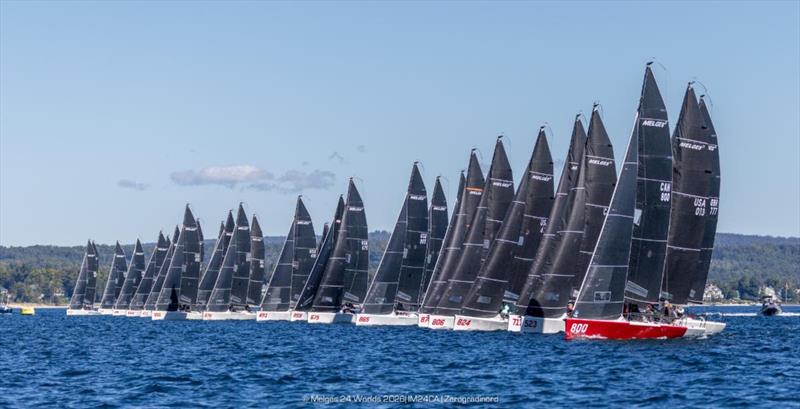 Final day racing at the Melges 24 World Championship 2026 - Harbor Springs, MI, USA photo copyright IM24CA / Zerogradinord taken at Little Traverse Yacht Club and featuring the Melges 24 class