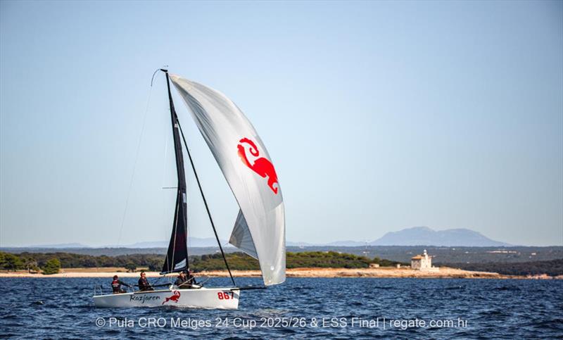 RAZJAREN CRO867, Ante Cesic tarafından Melges 24 Avrupa Yelken Serisi 2026'nın final etkinliğinde - Marina Polesana, Pula - fotoğraf © regate.com.hr