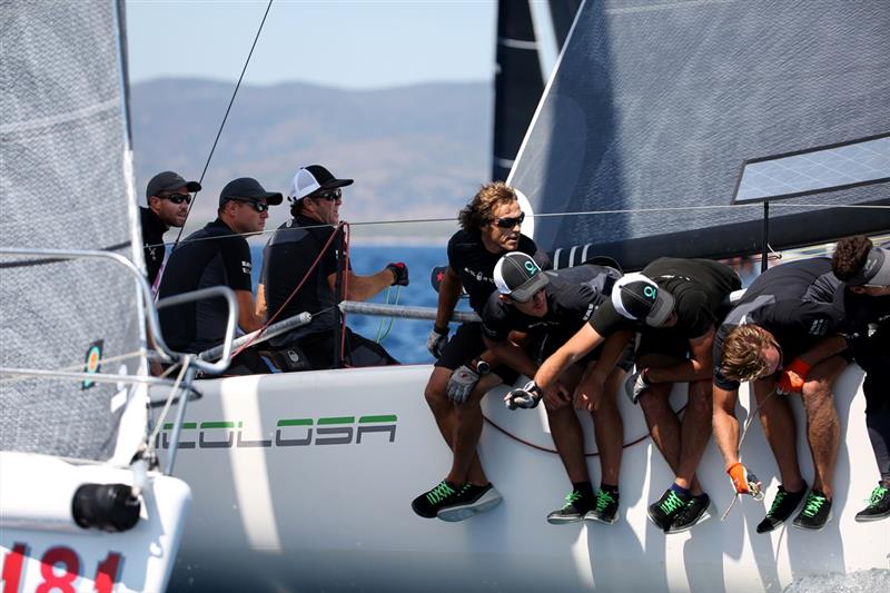 2017 Melges 32 Worlds at Cala Galera, Italy day 2 photo copyright Max Ranchi / www.maxranchi.com taken at Circolo Nautico e della Vela Argentario and featuring the Melges 32 class