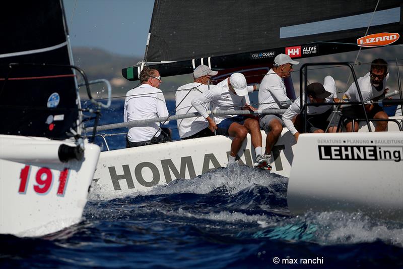 Melges 32 World Championship 2020 in Villasimius, Sardinia day 1 photo copyright Max Ranchi / www.maxranchi.com taken at  and featuring the Melges 32 class