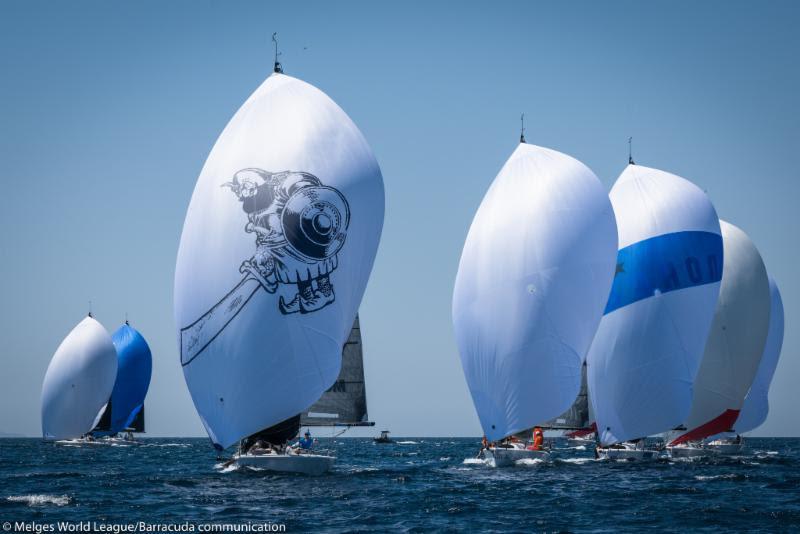 2018 Melges 32 World League, European Division - Scarlino photo copyright Melges World League / Barracuda Communication taken at  and featuring the Melges 32 class