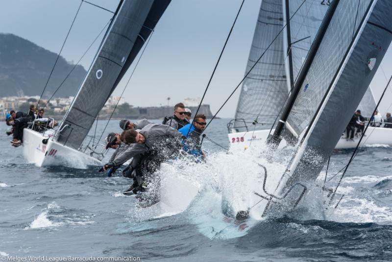 Melges 32 World League, European Division - Riva del Garda photo copyright Melges World League / Barracuda Communication taken at  and featuring the Melges 32 class