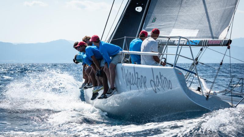 2018 Melges 32 World League, European Division – Cagliari - Vincenzo Onorato, Mascalzone Latino photo copyright Melges World League / Barracuda Communication taken at Yacht Club Cagliari and featuring the Melges 32 class