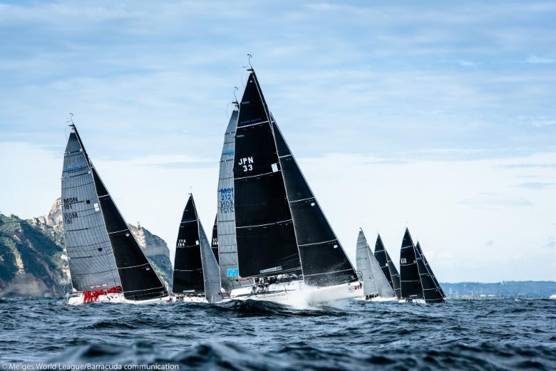 2018 Melges 32 World Championship - Cagliari, Italy photo copyright Melges World League / Barracuda Communication taken at Yacht Club Cagliari and featuring the Melges 32 class