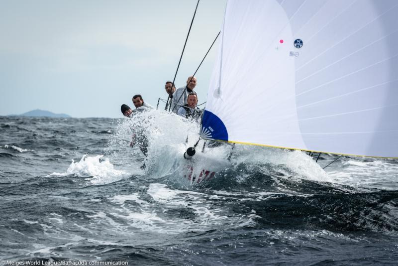 2018 Melges 32 World Championship - Cagliari, Italy - Matteo Balestrero, GIOGI photo copyright Melges World League / Barracuda Communication taken at Yacht Club Cagliari and featuring the Melges 32 class