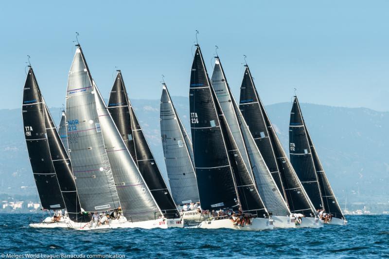 2018 Melges 32 World Championship - Cagliari, Italy photo copyright Melges World League / Barracuda Communication taken at Yacht Club Cagliari and featuring the Melges 32 class