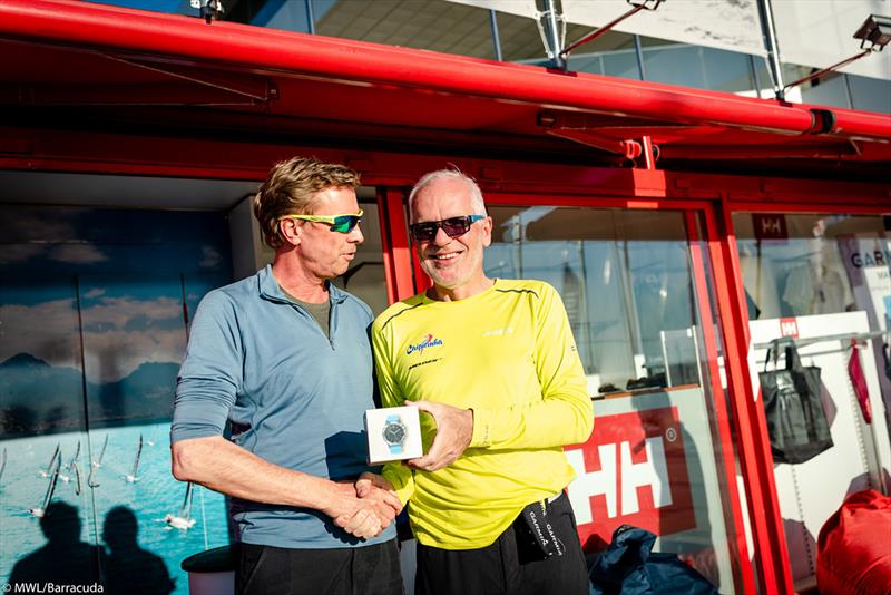 Fritz Homann is the winner of the Garmin Race awarded with the smartwatch Garmin Quatix 5. - photo © Melges World League / Barracuda Communication