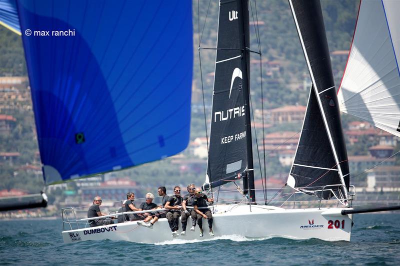 2020 Melges World League in Malcesine day 1 photo copyright Max Ranchi / www.maxranchi.com taken at Fraglia Vela Malcesine and featuring the Melges 32 class