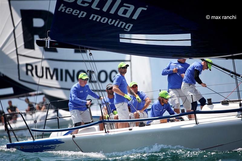 2020 Melges World League in Malcesine day 1 photo copyright Max Ranchi / www.maxranchi.com taken at Fraglia Vela Malcesine and featuring the Melges 32 class