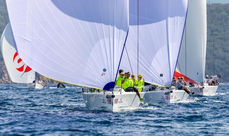 Melges 32 World League 2020 Event 3 at Scarlino, Tuscany - Day 1 photo copyright MWL / Zerogradinord taken at  and featuring the Melges 32 class