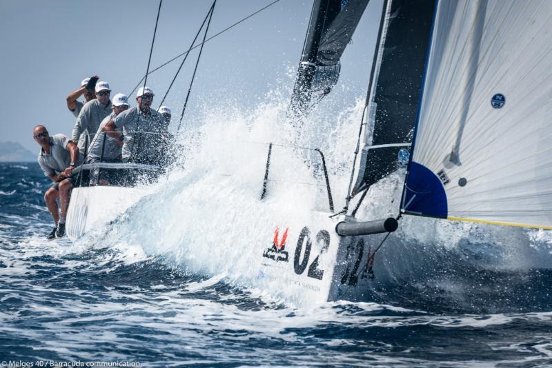 2018 One Ocean Melges 40 Grand Prix, Porto Cervo - Richard Goransson, INGA photo copyright Melges 40 / Barracuda Communication taken at  and featuring the Melges 40 class