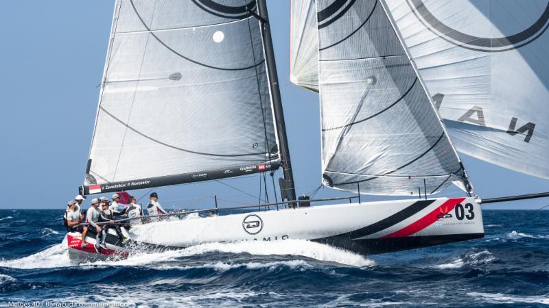 2018 One Ocean Melges 40 Grand Prix, Porto Cervo - Valentin Zavadnikov, DYNAMIQ SYNERGY photo copyright Melges 40 / Barracuda Communication taken at  and featuring the Melges 40 class