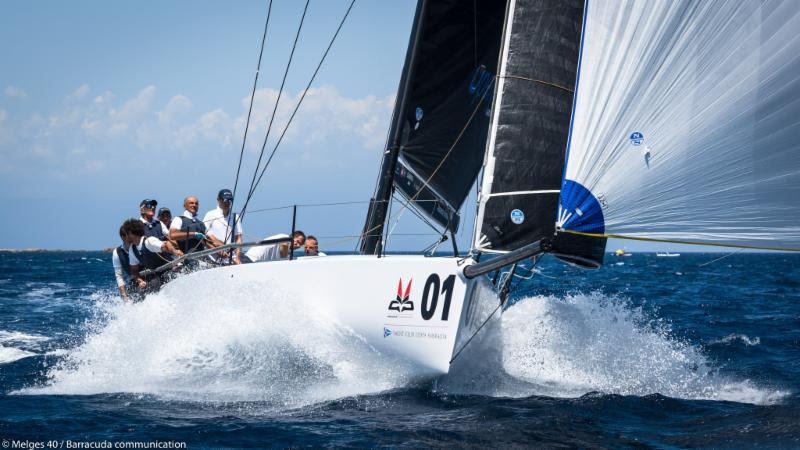 Alessandro Rombelli, Stig - One Ocean Melges 40 Grand Prix in Porto Cervo - Day 3 photo copyright Melges 40 / Barracuda Communication taken at  and featuring the Melges 40 class