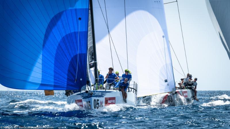 Melges 40 Grand Prix, Copa del Rey Mapfre 2018 Andrea Lacorte, VITIMINA-CETILAR photo copyright Melges 40 / Barracuda Communication taken at  and featuring the Melges 40 class