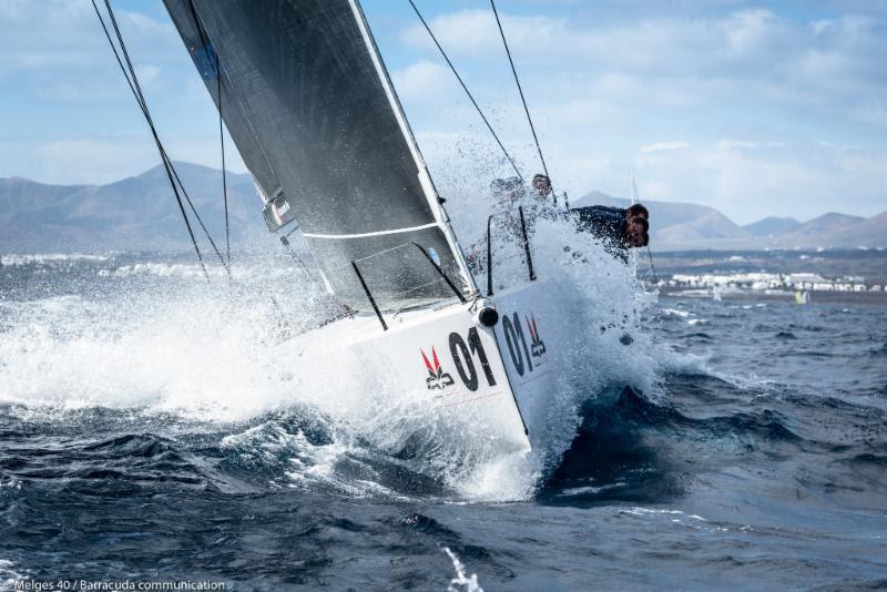 2018 Lanzarote Melges 40 Grand Prix - Alessandro Rombelli, STIG photo copyright Melges 40 / Barracuda Communication taken at  and featuring the Melges 40 class