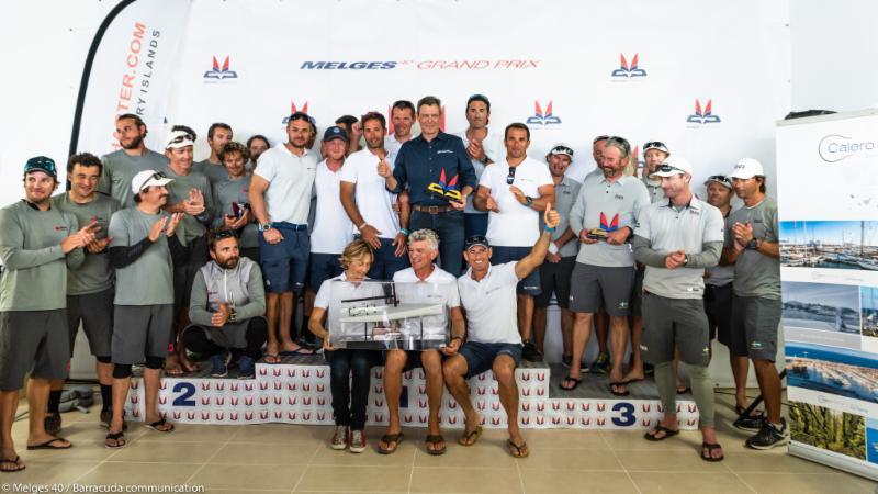 2018 Lanzarote Melges 40 Grand Prix photo copyright Melges 40 / Barracuda Communication taken at  and featuring the Melges 40 class