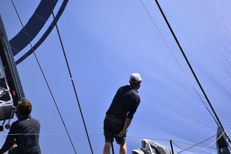 Will Keyes the bow man on the new Melges 40 2Unlimited - photo © Jane Austin
