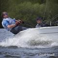 Jeremy Deacon and Peter Walker enjoying the conditions during Merlin Rocket Allen South East Series Round 2 at Broadwater © Rob O'Neill