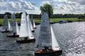 Startline action, with 901 getting a lovely lift off the far shore - Merlin Rockets at Hampton © George Bell