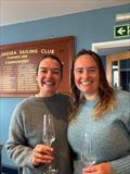 Caroline Gould and Livvy Bell, second in the Merlin Rocket Women's Championship at Brightlingsea © Livvy Bell