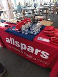 Allspars Prizegiving Table during the Merlin Rocket Craftinsure Silver Tiller and Allspars South West Series Open at Parkstone Yacht Club &copy; Matt Shorrock