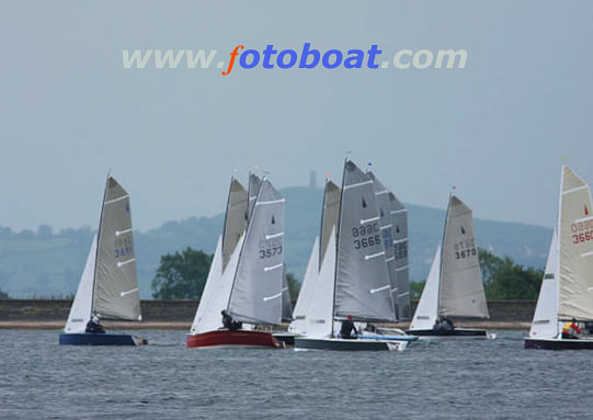 Sunshine for the first day of the Merlin Rocket Inlands at Bristol photo copyright Mike Rice / www.fotoboat.com taken at Bristol Corinthian Yacht Club and featuring the Merlin Rocket class