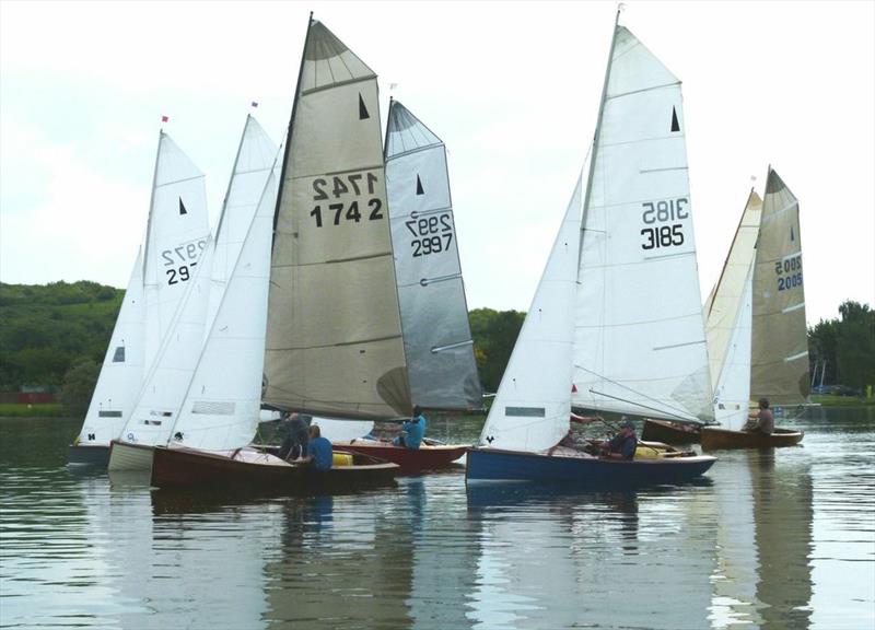 Vintage Merlins at Fishers Green photo copyright Godfrey Clark taken at Fishers Green Sailing Club and featuring the Merlin Rocket class