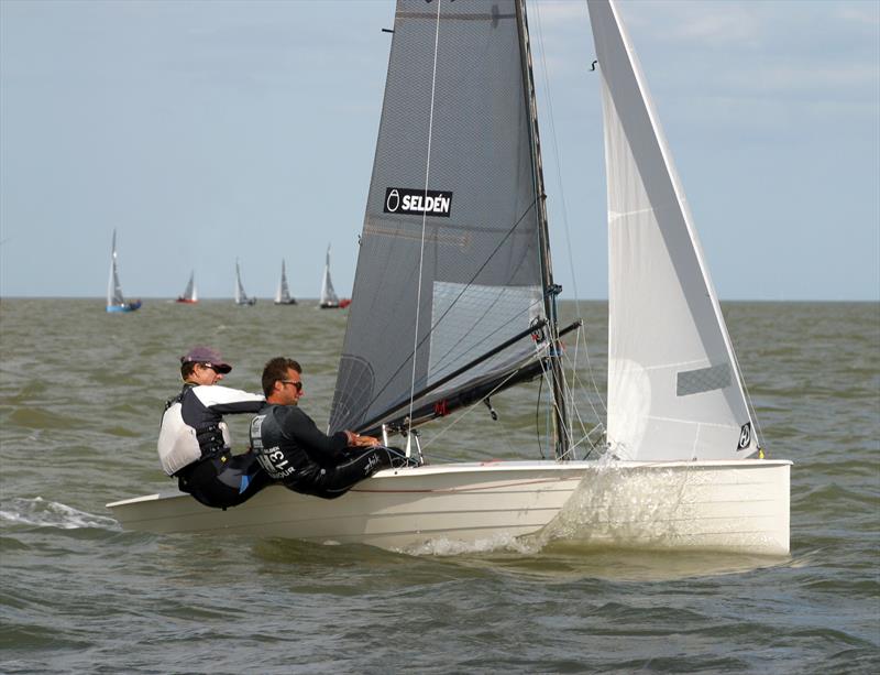 Day 6 of the Selden Merlin Rocket Nationals at Whitstable photo copyright Nick Champion / www.championmarinephotography.co.uk taken at Whitstable Yacht Club and featuring the Merlin Rocket class