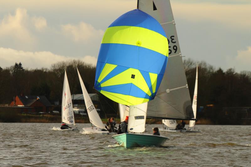 Race 3/4 of the Tipsy Icicle series at Leigh & Lowton photo copyright Gerard Van Den Hoek taken at Leigh & Lowton Sailing Club and featuring the Merlin Rocket class