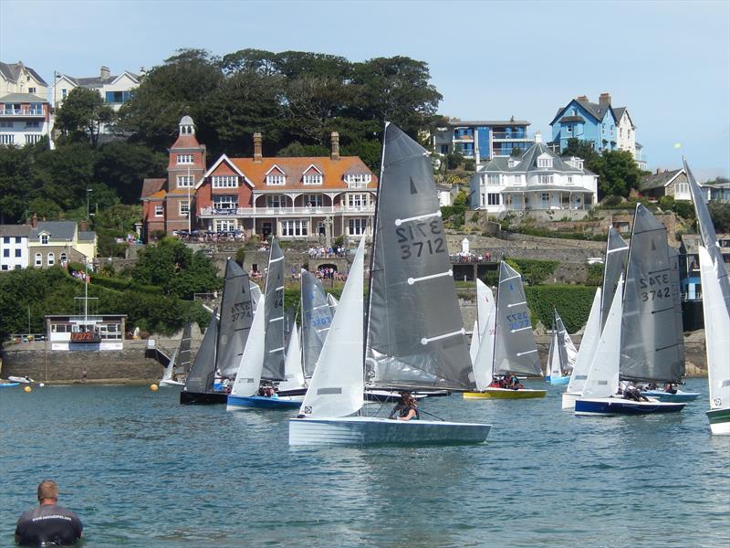 Sharps Doom Bar Salcombe Merlin Week day 6 photo copyright Malcolm Mackley taken at Salcombe Yacht Club and featuring the Merlin Rocket class