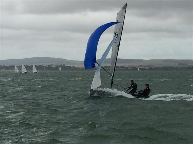 Lymington Town SC Sunday Late Points 6 photo copyright Emma McEwen taken at Lymington Town Sailing Club and featuring the Merlin Rocket class