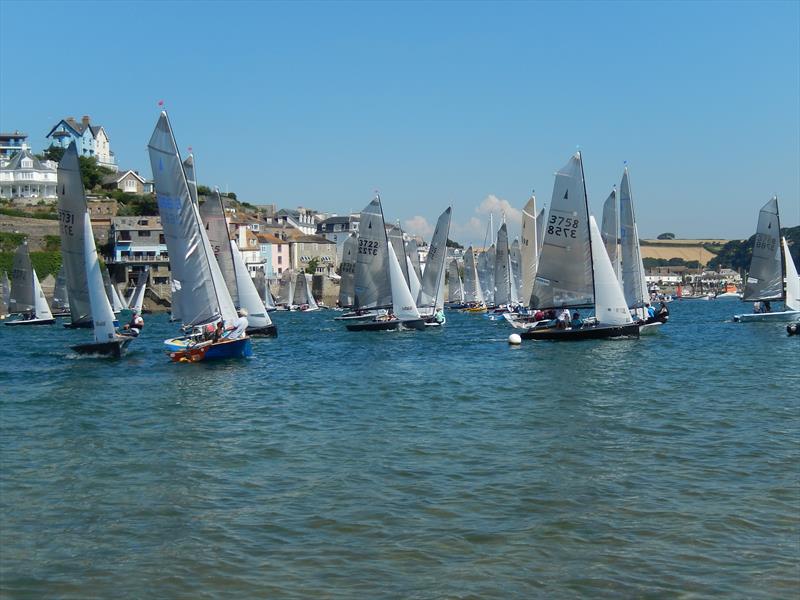 Sharp's Doom Bar Salcombe Merlin Week day 2 photo copyright Malcolm Mackley taken at Salcombe Yacht Club and featuring the Merlin Rocket class