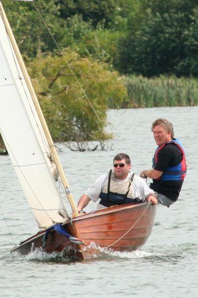 Vintage Merlins proving that 60yr old boats can still race photo copyright Les Martins taken at Dorchester Sailing Club and featuring the Merlin Rocket class