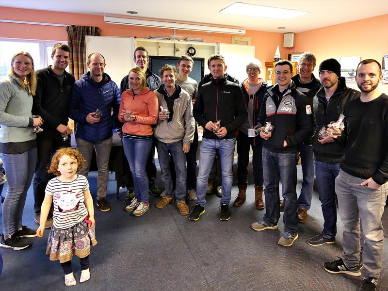 All prize winners in the Burghfield Craftinsure Silver Tiller Open - photo © Mike Proven