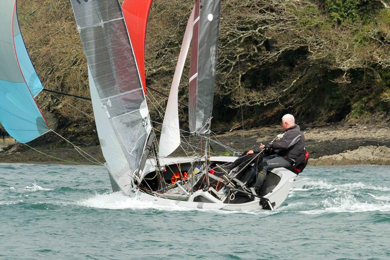 Craftinsure Merlin Rocket Silver Tiller at Salcombe photo copyright John Murrell taken at Salcombe Yacht Club and featuring the Merlin Rocket class