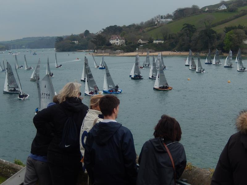 Craftinsure Merlin Rocket Silver Tiller at Salcombe - photo © Malcolm Mackley