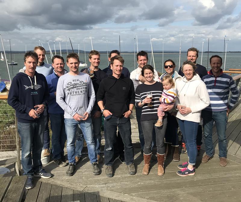 Winners in the Craftinsure Merlin Rocket Silver Tiller at Hayling Island photo copyright Lou Johnson taken at Hayling Island Sailing Club and featuring the Merlin Rocket class