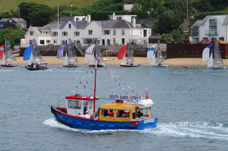 Salcombe Gin Merlin Rocket Week 2019 day 1 photo copyright Malcolm Mackley taken at Salcombe Yacht Club and featuring the Merlin Rocket class
