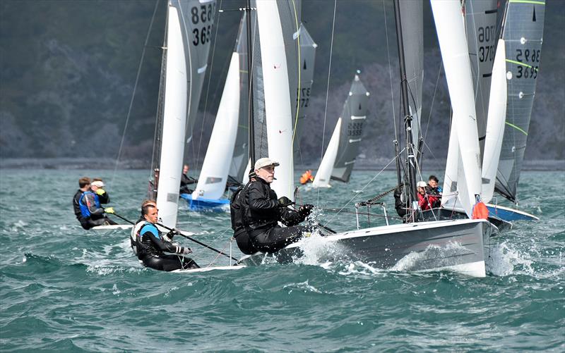 Aspire Merlin Rocket Nationals at Looe day 2 photo copyright Neil Richardson taken at Looe Sailing Club and featuring the Merlin Rocket class