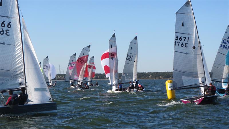 Nautilus Merlin Rocket Inlands at Grafham Water photo copyright Dave Philpott taken at Grafham Water Sailing Club and featuring the Merlin Rocket class