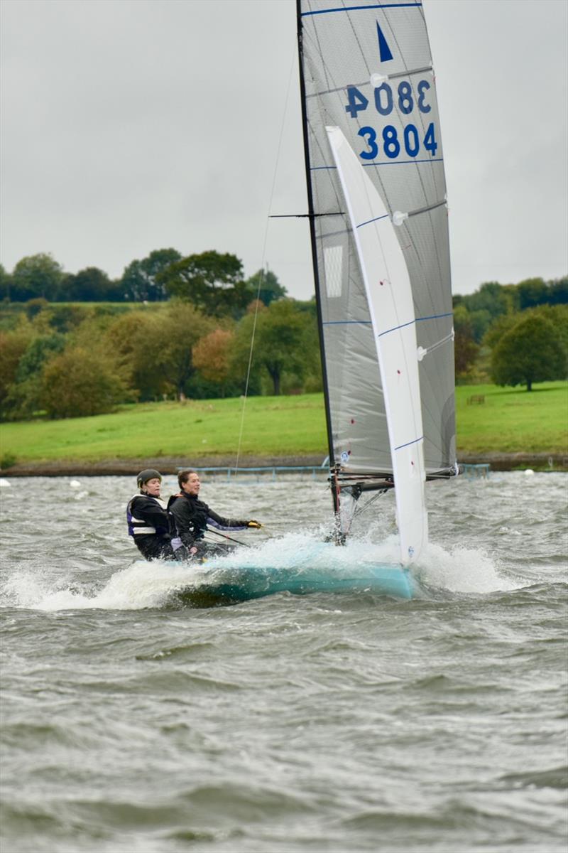 Merlin Rockets at Chew Valley Lake photo copyright Errol Edwards taken at Chew Valley Lake Sailing Club and featuring the Merlin Rocket class