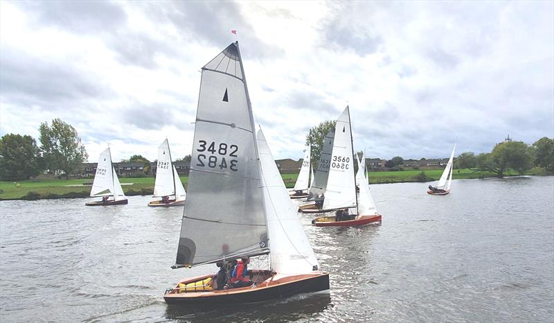 Hampton Vintage Merlin Open photo copyright Graham York taken at Hampton Sailing Club and featuring the Merlin Rocket class