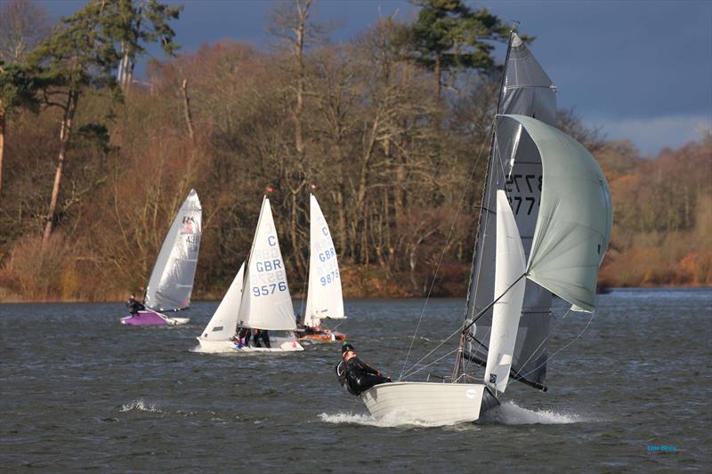 Going well... on Week 2 of the Alton Water 2020 Fox's Chandlery & Anglian Water Frostbite Series - photo © Tim Bees